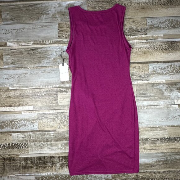 Womens Leith Nordstrom dress purple/magenta sleeveless short - Picture 8 of 8